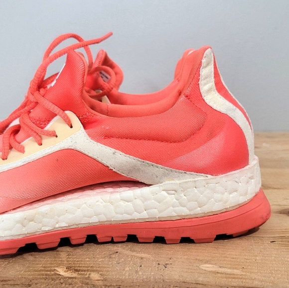 Adidas Climacross BOOST Golf Shoes Women's Orange White F33542 Size 7 - Picture 7 of 11